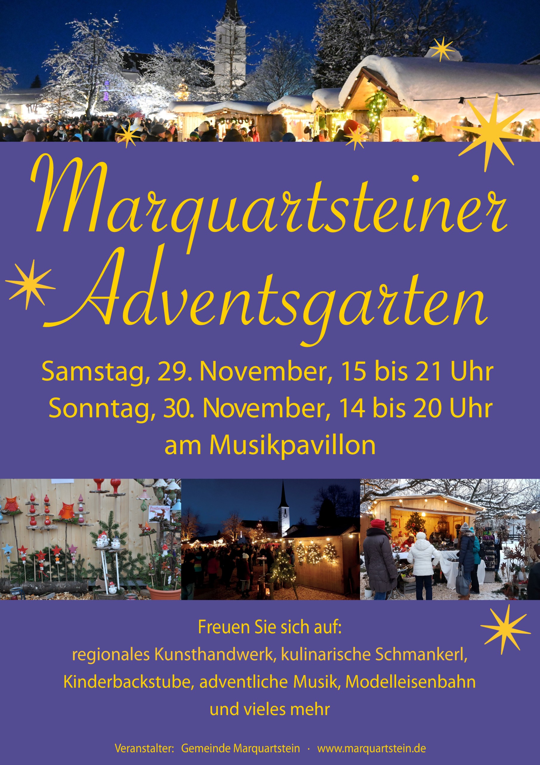 Plakat Adventsgarten 2025